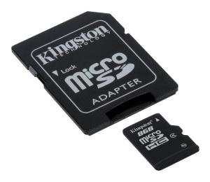 Εικόνα της KINGSTON Memory Card MicroSD SDC4/8GB, Class 4, SD Adapter