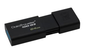 Εικόνα της KINGSTON USB Stick Data Traveler 100G3 DT100G3/64GB, USB 3.0, Black
