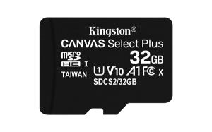 Εικόνα της KINGSTON Memory Card MicroSD Canvas Select Plus SDCS2/32GBSP, Class 10,no SD Adapter
