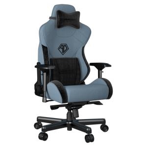 Εικόνα της ANDA SEAT Gaming Chair T-PRO II Light Blue/ Black FABRIC with Alcantara Stripes
