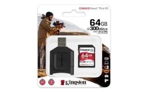Εικόνα της KINGSTON Memory Card Secure Digital Canvas React Plus MLPR2/64GB, Class 10