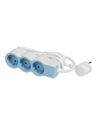 Εικόνα της Legrand SurgeArrest 3 Outlets 1.5m Cable  White/Blue 